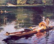 John Lavery The Thames at Maidenhead oil painting on canvas